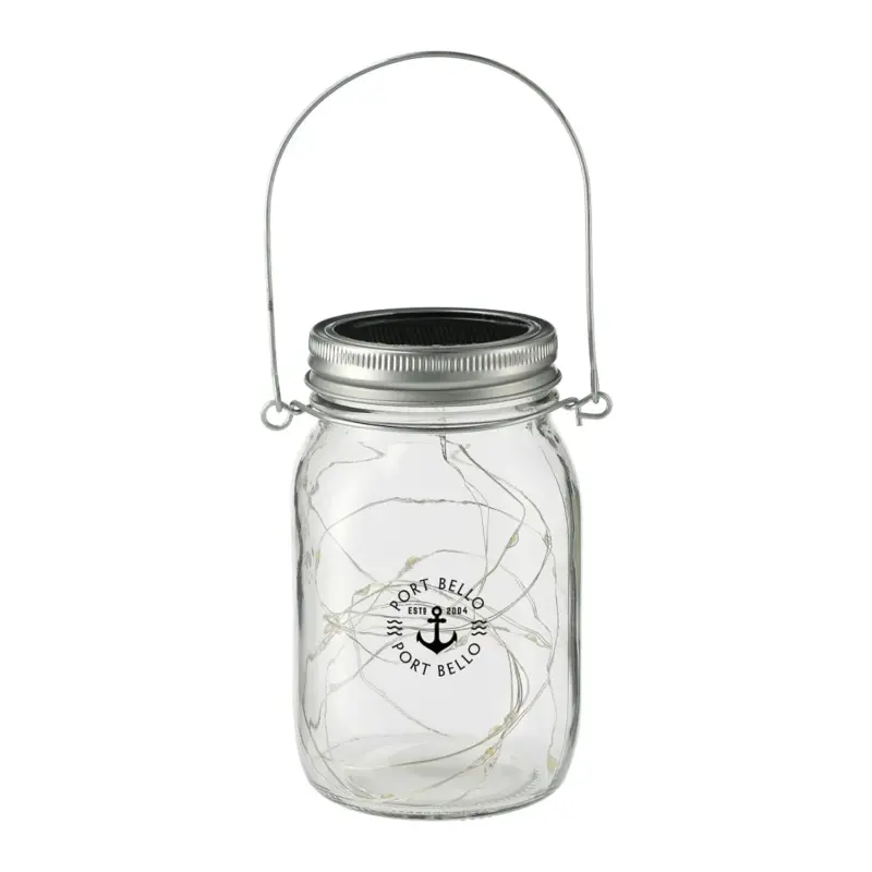 solar power mason jar light