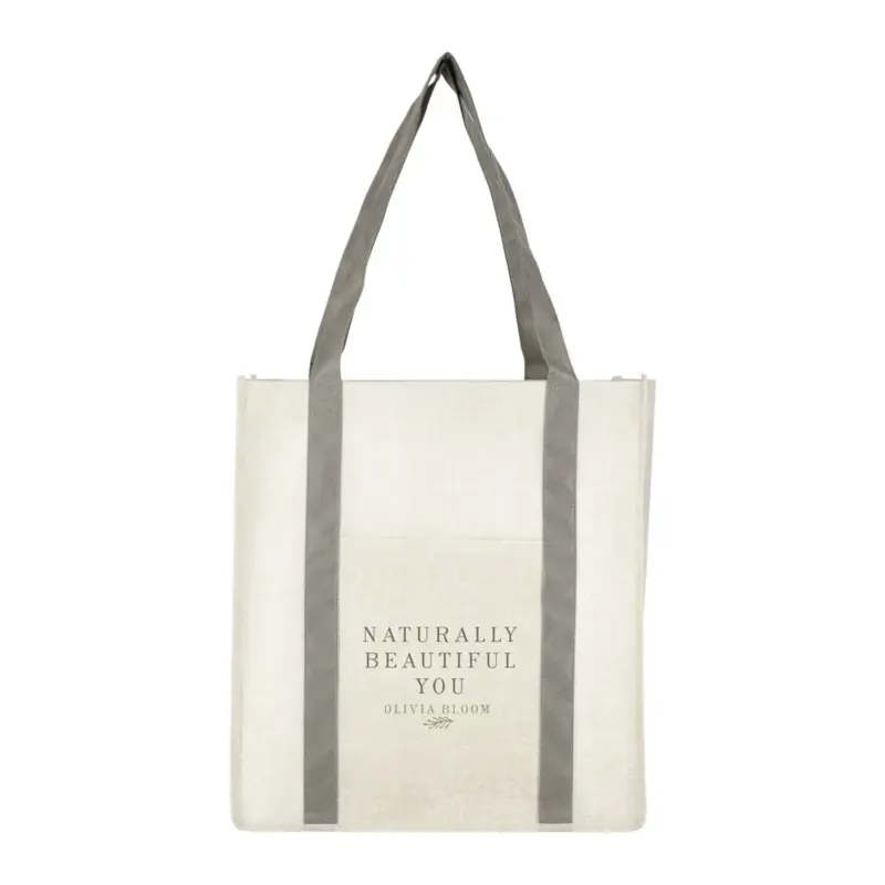 pluto recycled non-woven small grocery tote