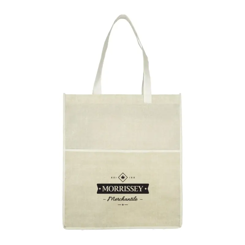 apollo recycled non-woven convention tote