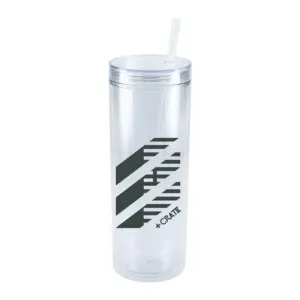 chroma recycled acrylic skinny tumbler