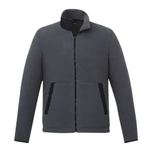 men kahuzi eco full zip sherpa fleece jacket