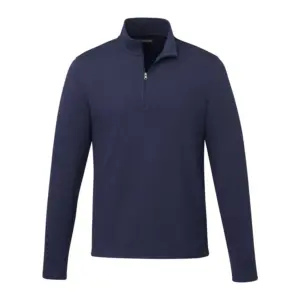 men rigi eco knit quarter zip