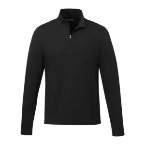 men rigi eco knit quarter zip