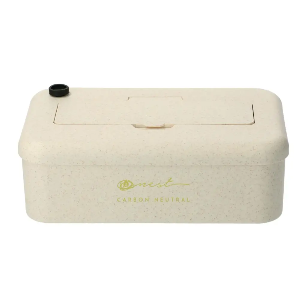 bamboo fiber lunch box with utensils