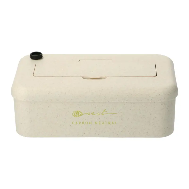 bamboo fiber lunch box with utensils