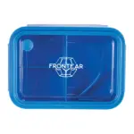 three compartment food storage bento box