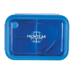 three compartment food storage bento box