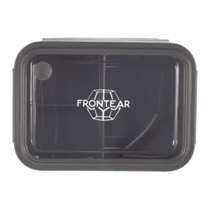 three compartment food storage bento box