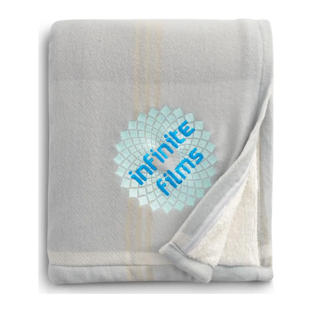 plaid fleece sherpa blanket