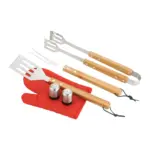 bbq now apron and 7 piece bbq set