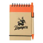 5" x 4" fsc® mix recycled jotter with pen