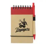 5" x 4" fsc® mix recycled jotter with pen