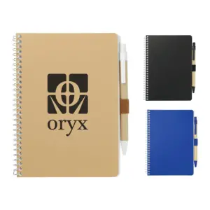 5” x 7” fsc® mix spiral notebook with pen