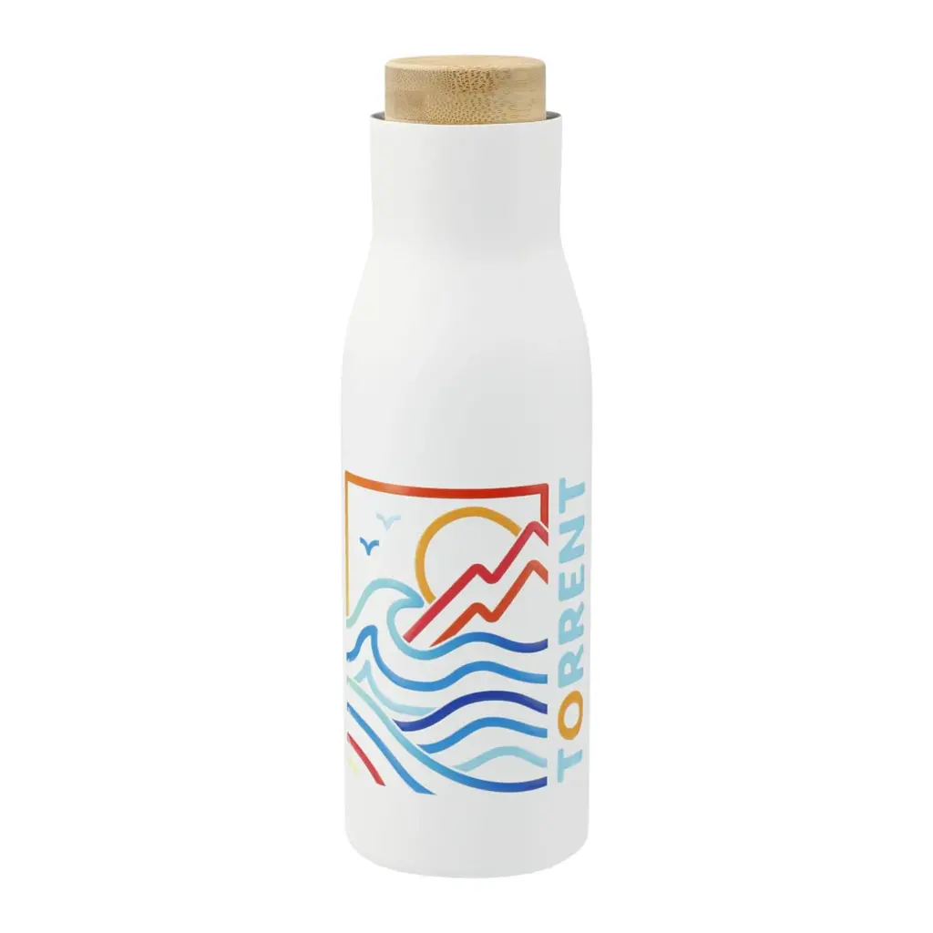 shaco copper vac bottle w/ fsc® 100% bamboo cap 17oz