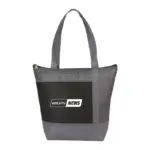 chrome 9-can non-woven insulated cooler lunch bag