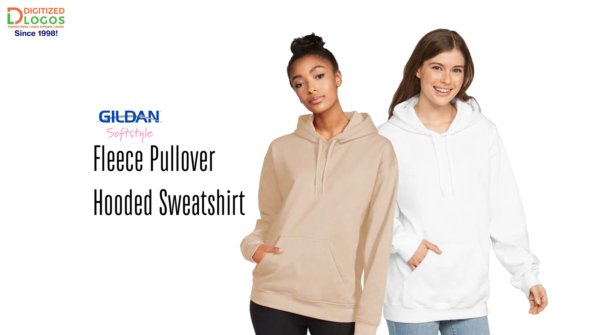 gildan adult softstyle® fleece pullover hooded sweatshirt