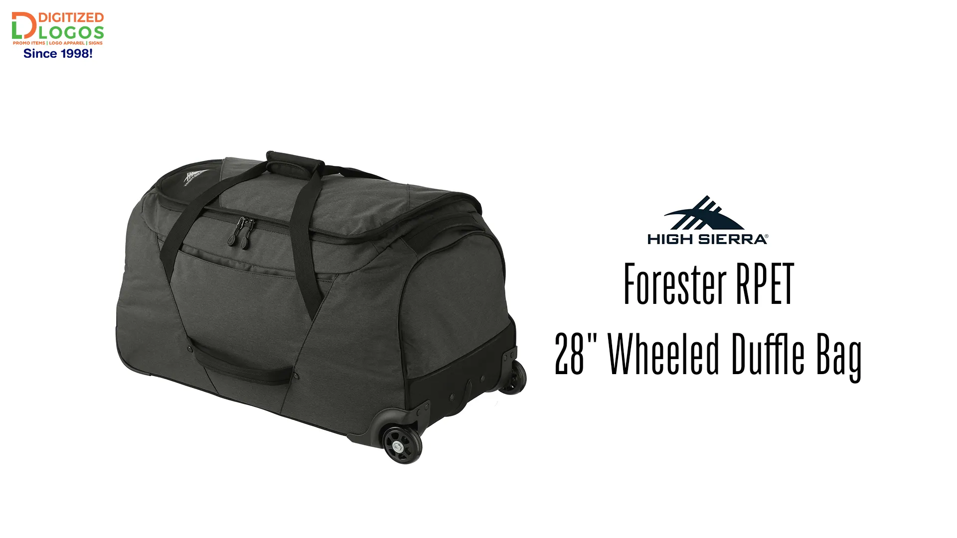 high sierra forester rpet 28 wheeled duffle bag