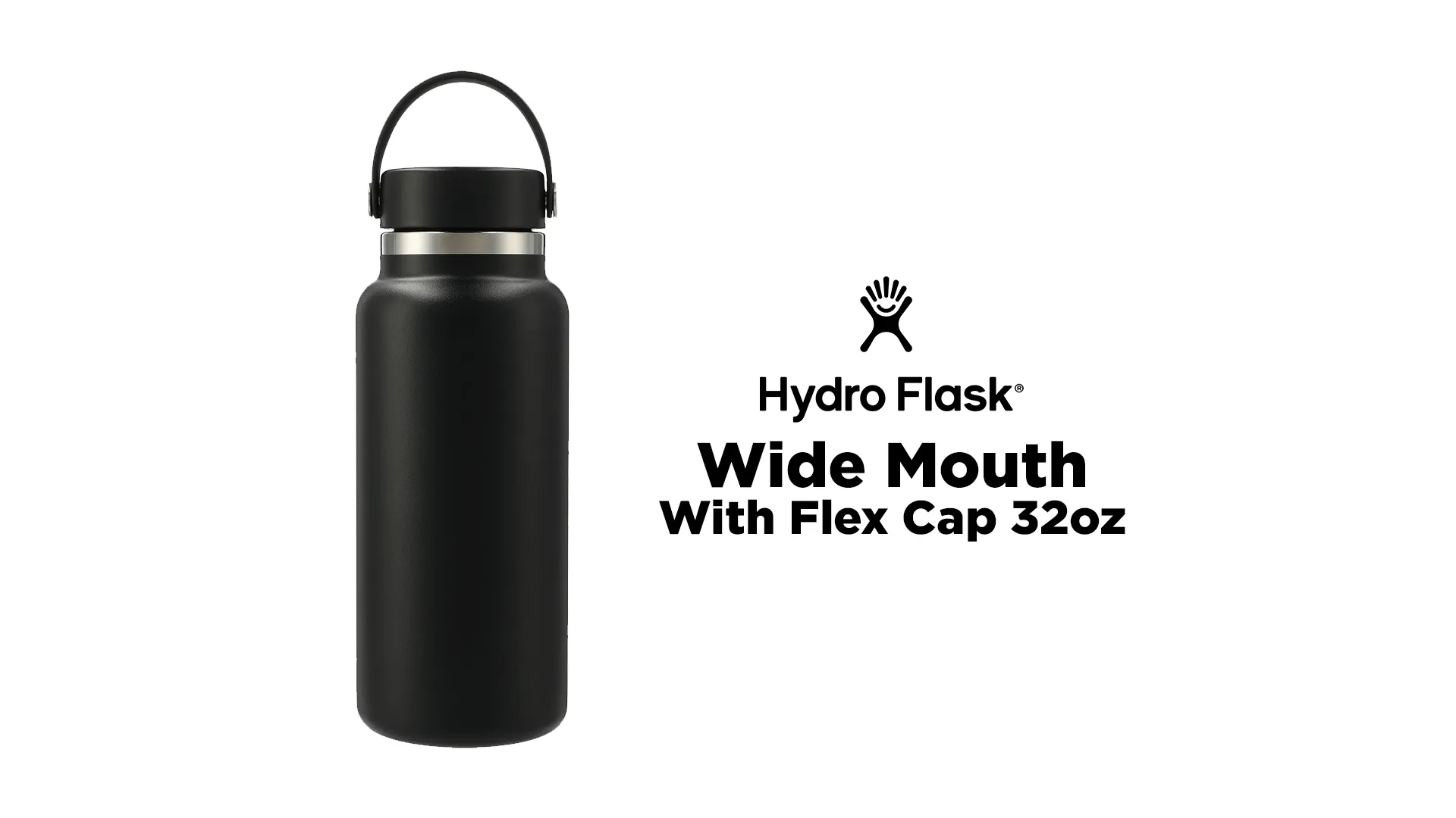 hydro flask® wide mouth with flex cap 32oz