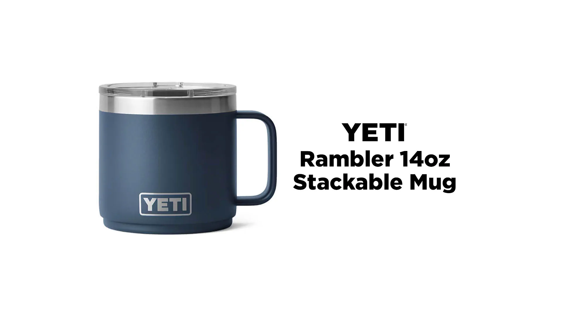 yeti rambler 14oz stackable mug
