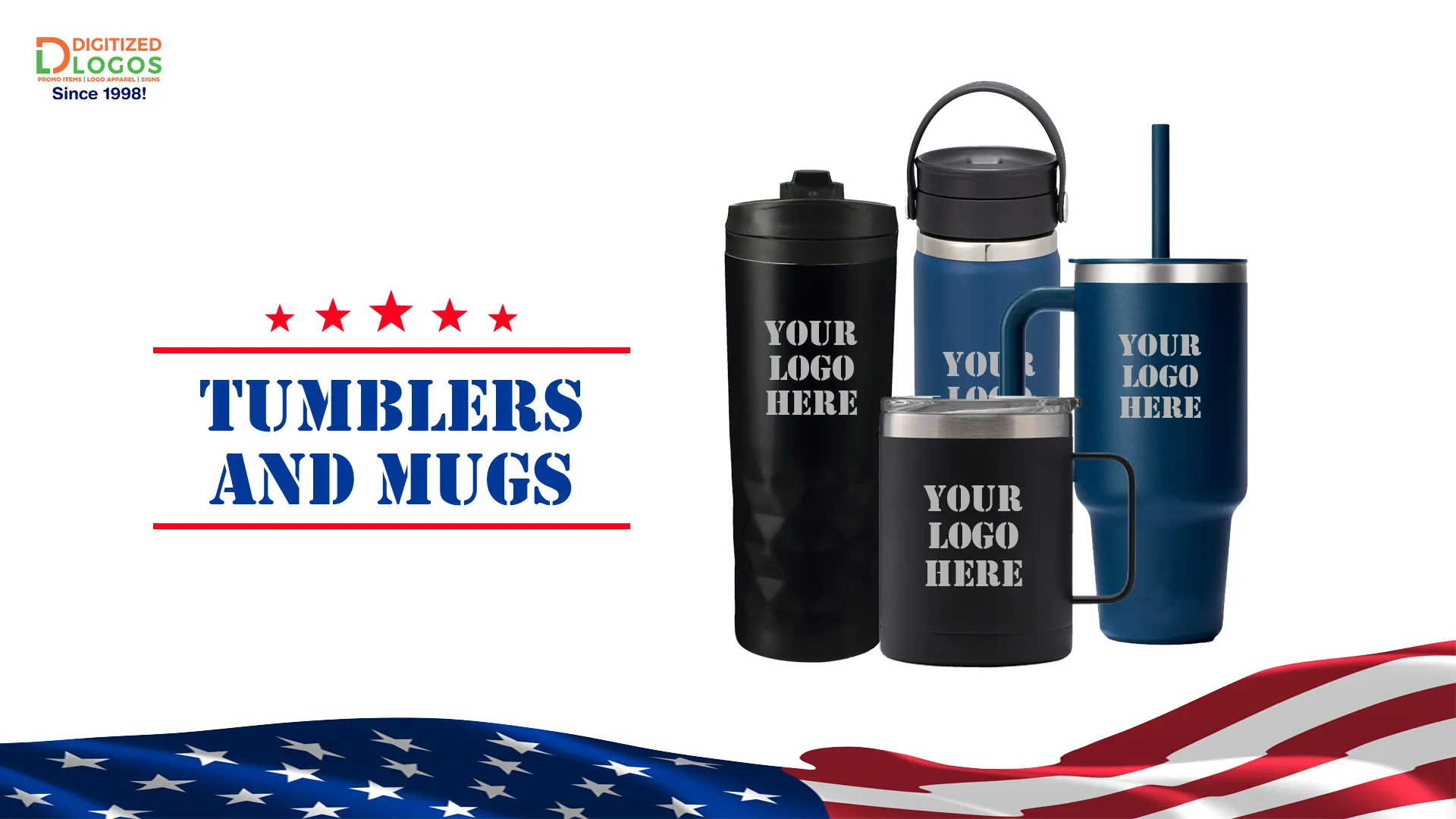 patriotic tumblers and mugs