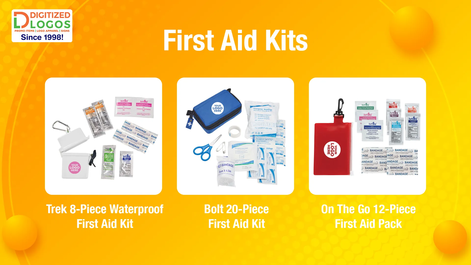 5 first aid kits