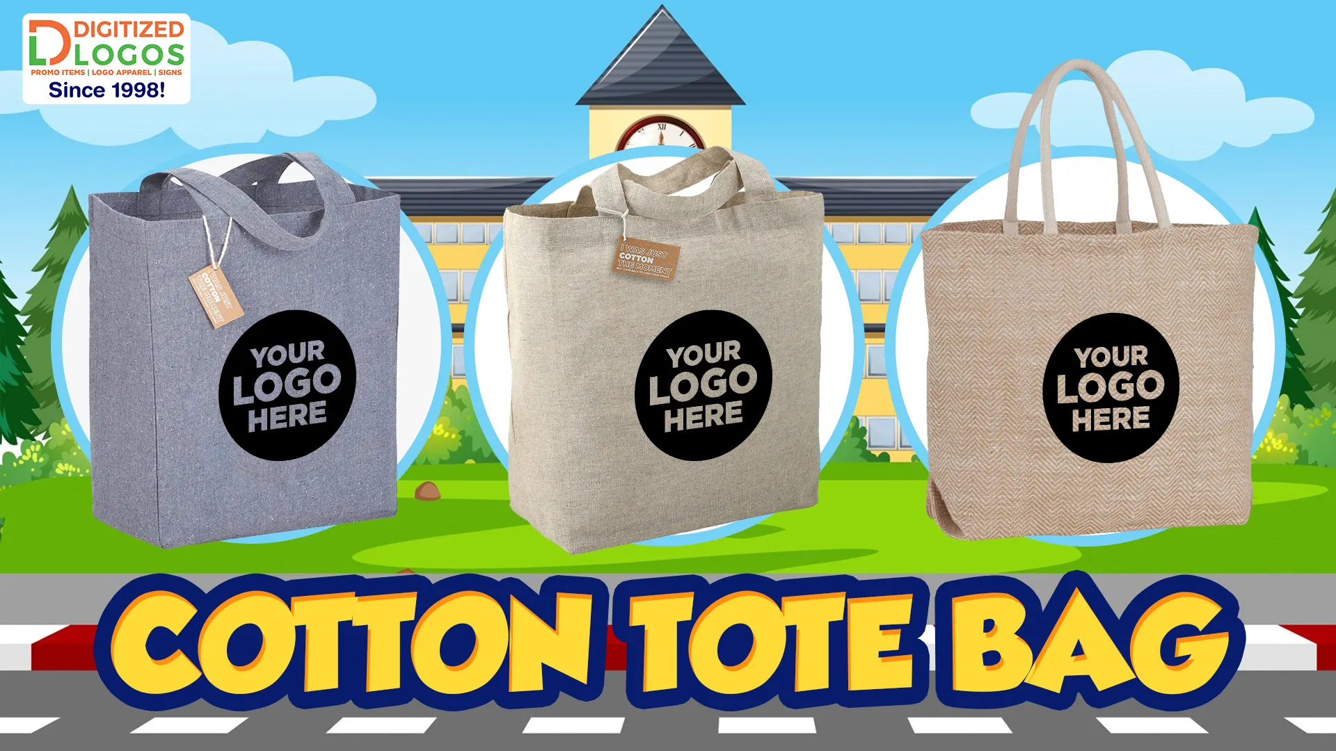 Cotton tote bag, a thoughtful bus driver appreciation gift for everyday use.