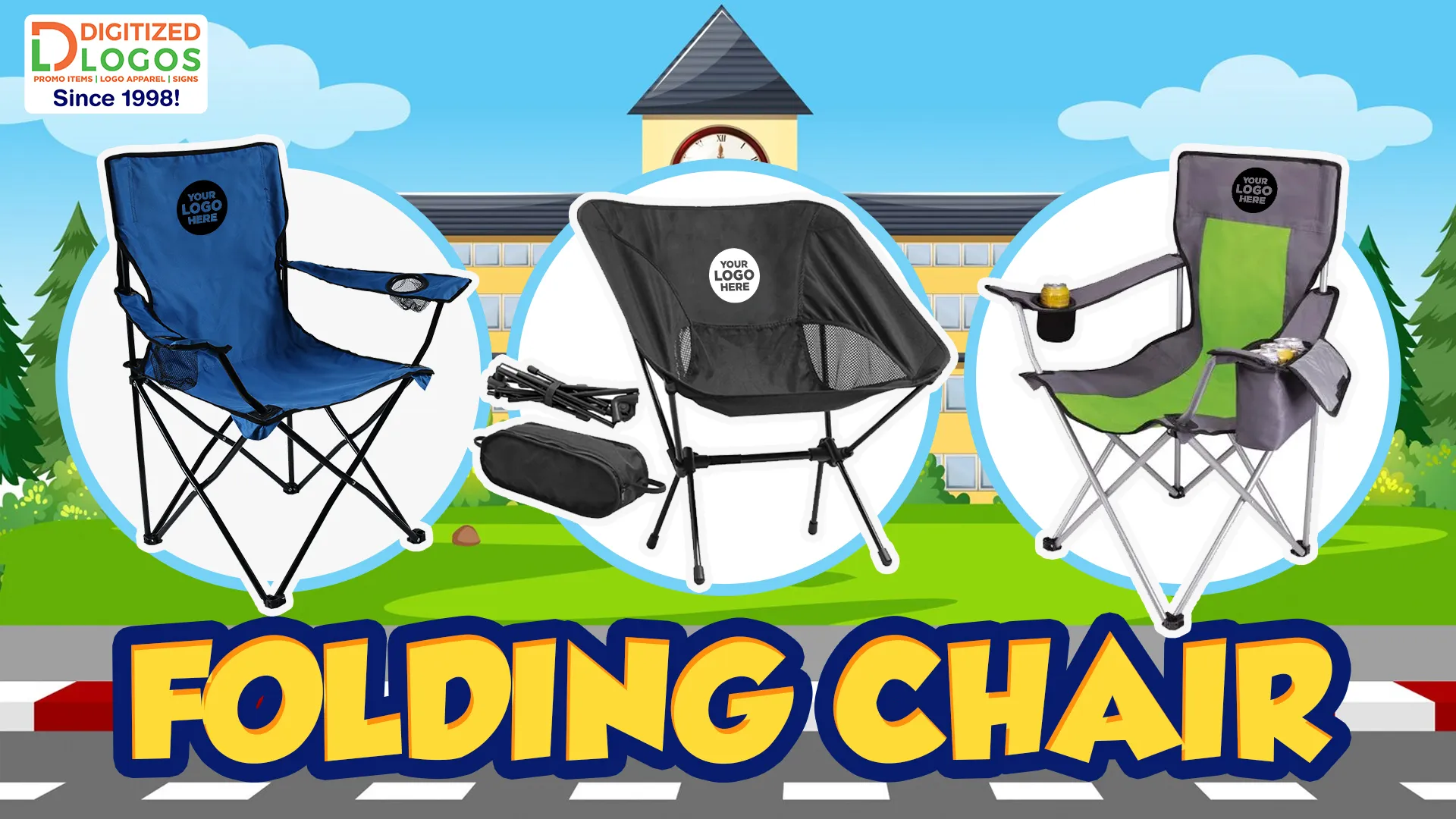 Folding chair, a convenient and comfortable gift for bus drivers, perfect for breaks and rest during long shifts.