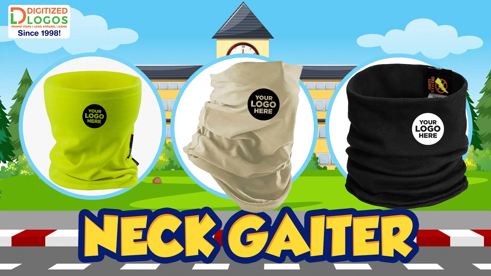 Neck gaiter as a practical and stylish bus driver gift idea, offering comfort and protection during long shifts.