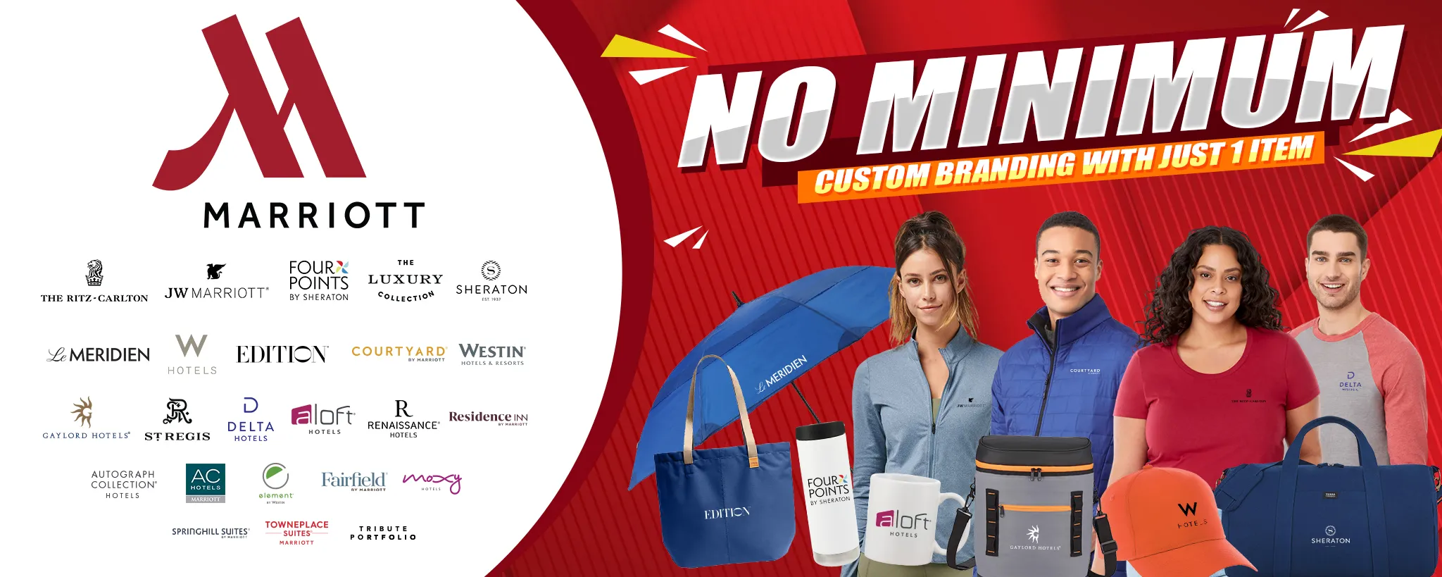 no minimum logo progtam marriott