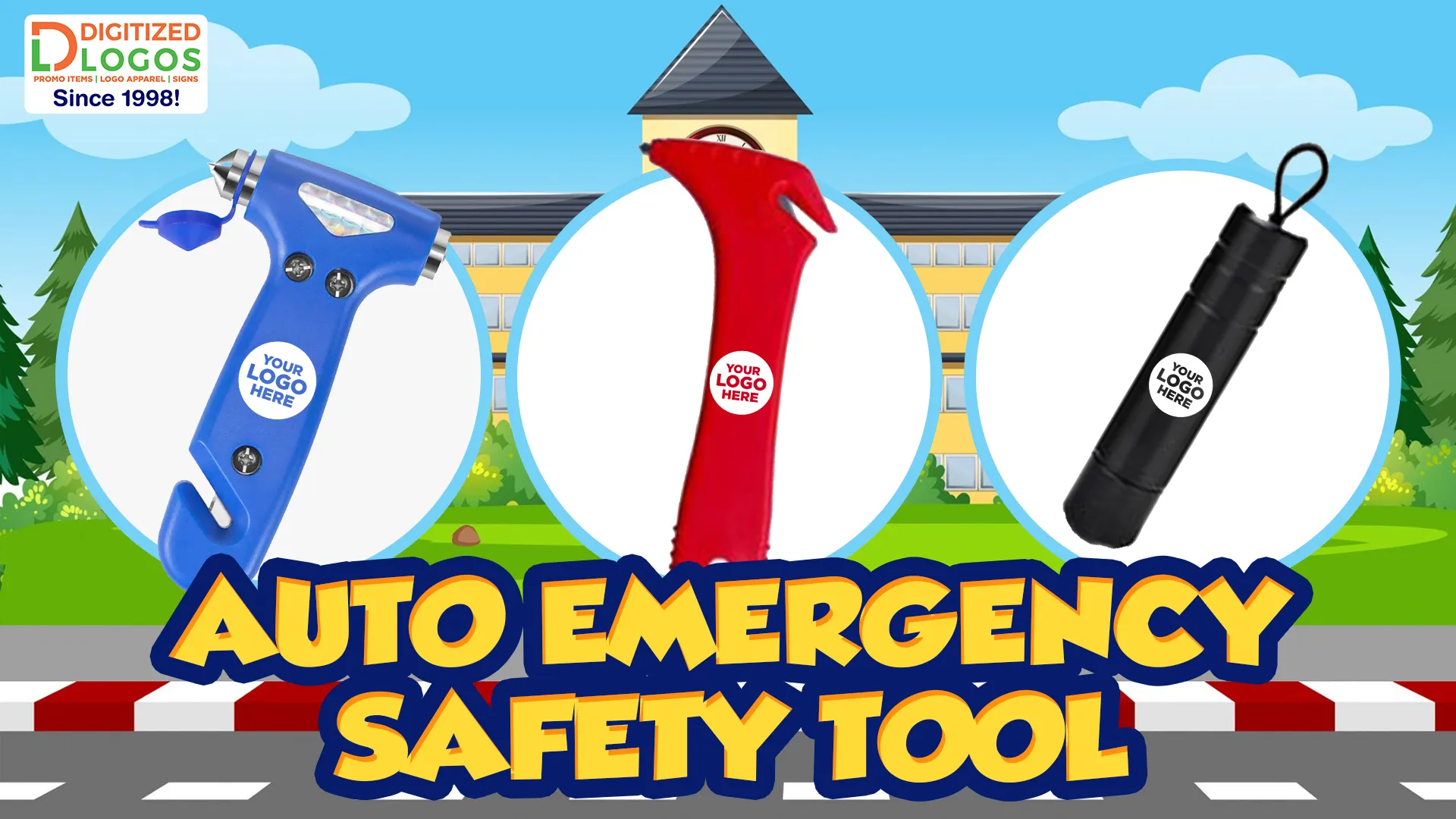 2-in-1 auto emergency safety tool, a must-have and practical gift idea for bus driver appreciation day, ensuring safety on the road.