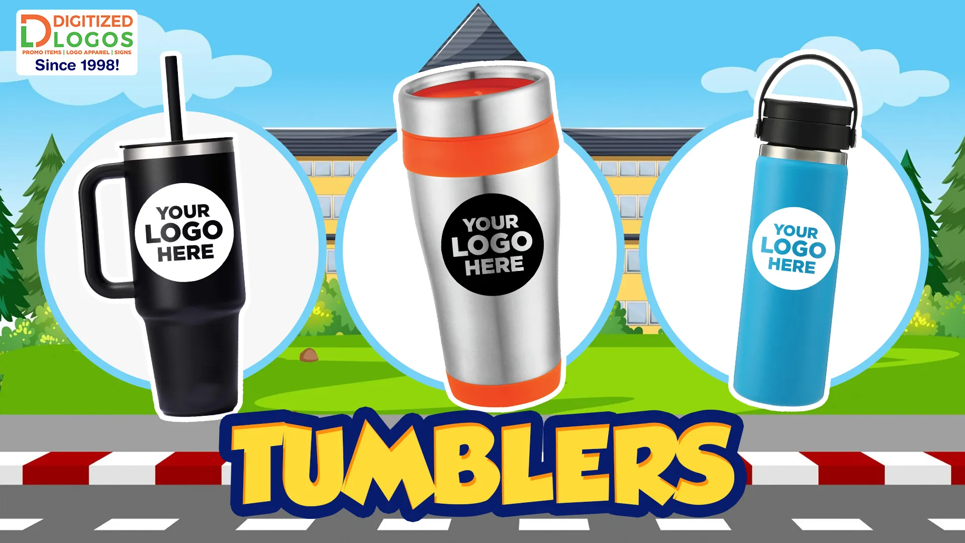 Tumbler, a perfect choice for the best gifts for bus drivers to enjoy their drinks on the go.