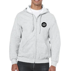 Gildan Adult Full Zip Hooded Sweatshirt