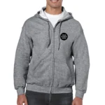 Gildan Adult Full Zip Hooded Sweatshirt