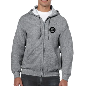 Gildan Adult Full Zip Hooded Sweatshirt