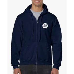 Gildan Adult Full Zip Hooded Sweatshirt