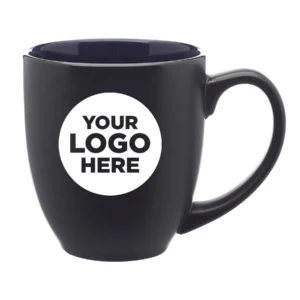16 oz. Bistro Two-Tone Ceramic Custom Mugs