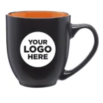 16 oz. Bistro Two-Tone Ceramic Custom Mugs