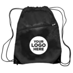 Drawstring Backpack with Pocket