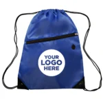 Drawstring Backpack with Pocket