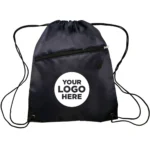 Drawstring Backpack with Pocket
