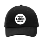 6-Panel Unconstructed Brushed Cotton Cap
