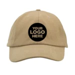 6-Panel Unconstructed Brushed Cotton Cap