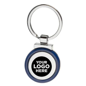 Color Accent Metal Keychains