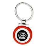Color Accent Metal Keychains