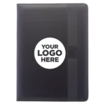 Color Block Black Leather Portfolio