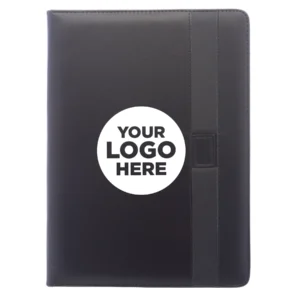 Color Block Black Leather Portfolio