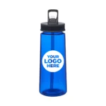 22 oz. Sports Water Bottles with Straw 