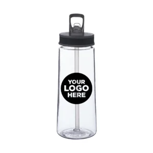 22 oz. Sports Water Bottles with Straw 
