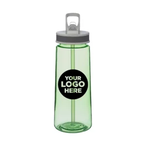 22 oz. Sports Water Bottles with Straw 