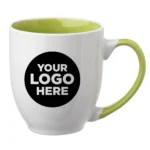 16 oz. Miami Two-Tone Personalized Bistro Mugs